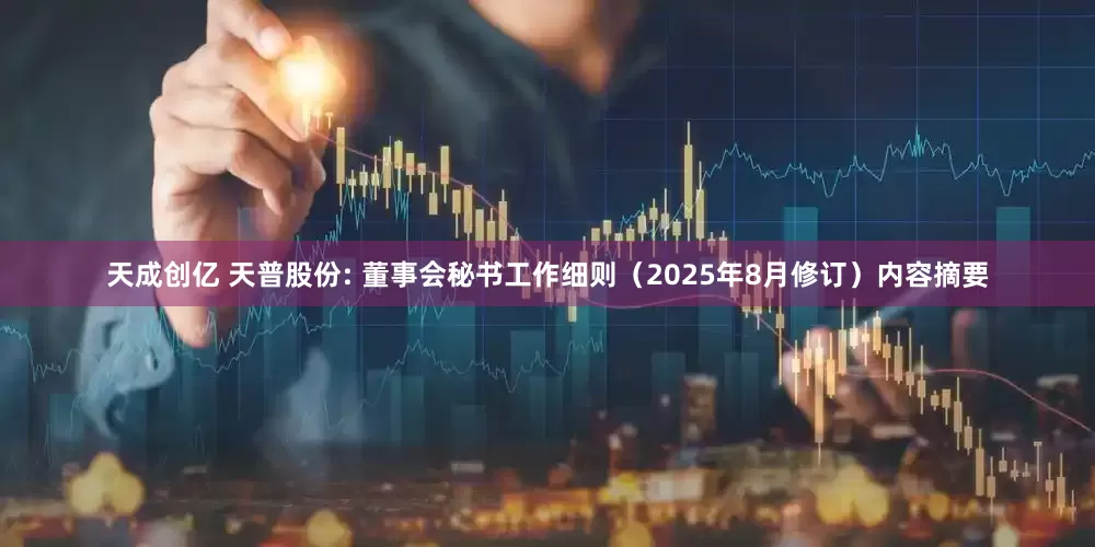 天成创亿 天普股份: 董事会秘书工作细则（2025年8月修订）内容摘要