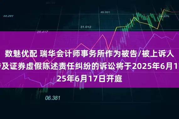 数魅优配 瑞华会计师事务所作为被告/被上诉人的1起涉及证券虚假陈述责任纠纷的诉讼将于2025年6月17日开庭